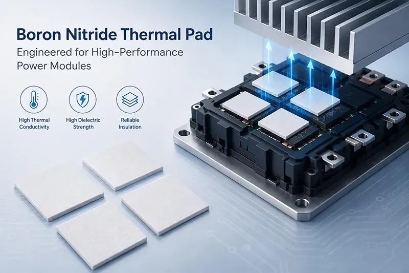 Boron Nitride Thermal Pad for SiC module